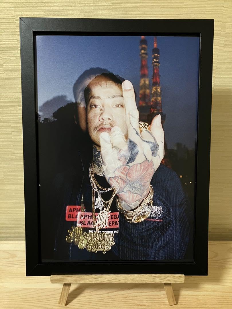 Amazon.co.jp: 額付 舐達麻ポスター風16APHRODITE GANG BADSAI KUSH